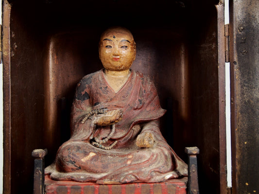 Antike buddhistische Statue aus Japan