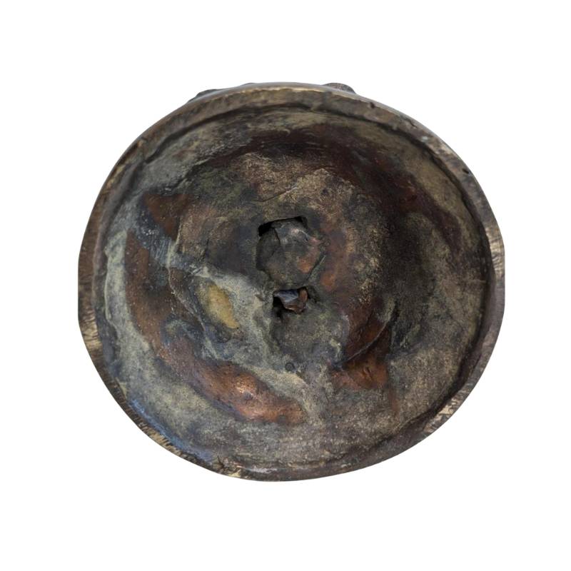 Hindu Statue Bronze Göttin Schmuck Details