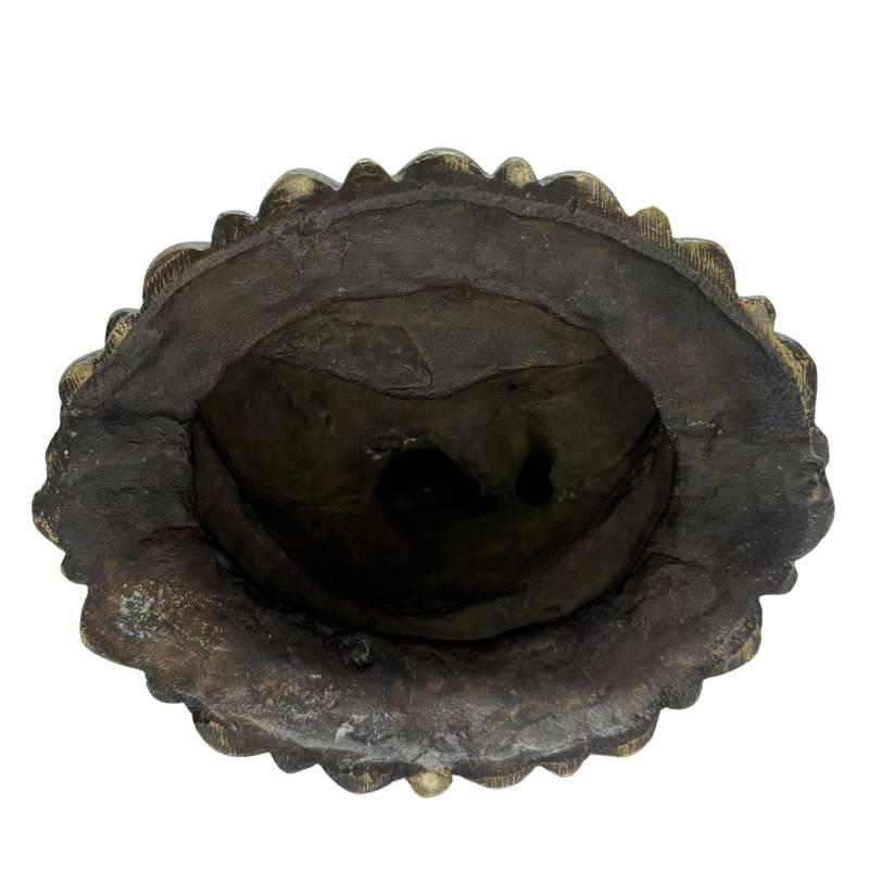 Lotus Thron Buddha Bronze Bhaisajyaguru Skulptur