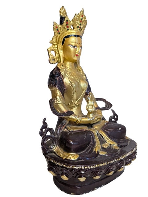 Tara Statue Metall Himalaya Stil modern gefertigt