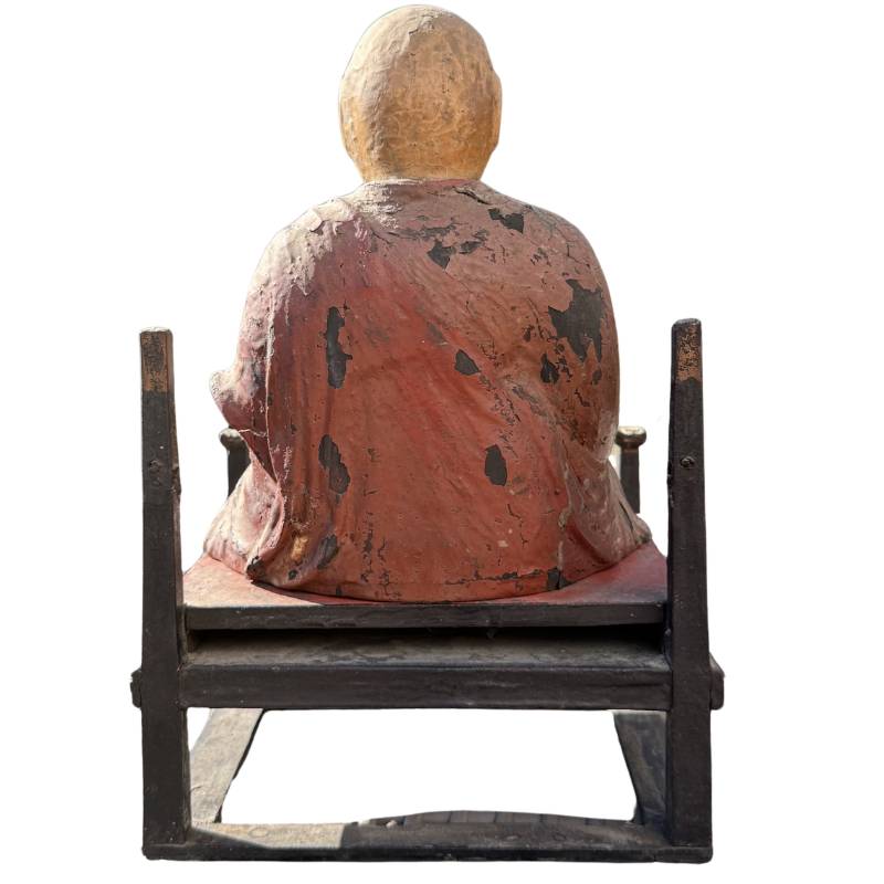 Holzfigur aus der japanischen Edo Zeit
