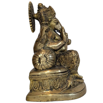 Antieke bronzen Ganesha als Indiaas beeld