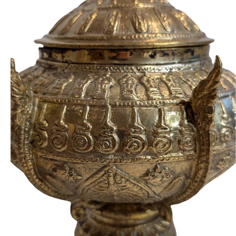 Antike Bronze Opferschale mit natürlicher Patina Südostasien