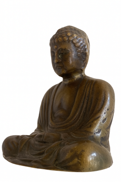 Japan Buddha Figur Bronze Dhyana Mudra Sammlerstück