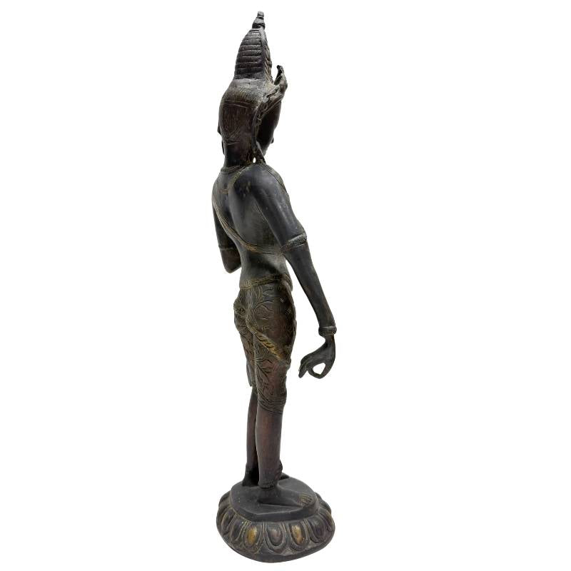 Antike Tara aus Bronze Himalaya 18 19 Jahrhundert