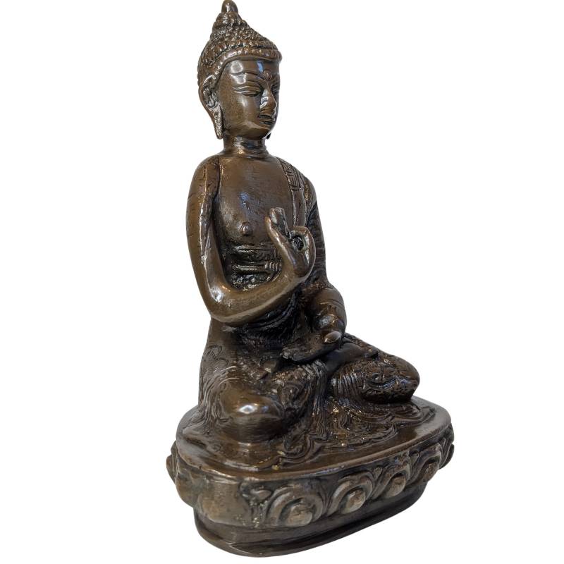 kleine schwere bronze figur traditionelle formgebung