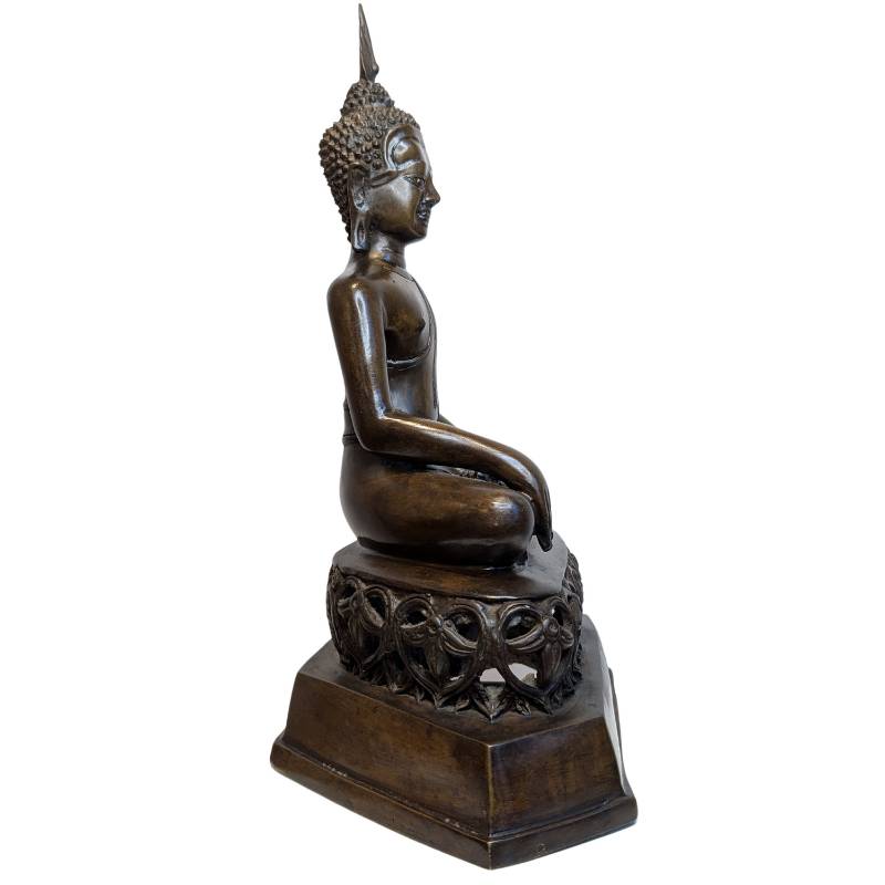 buddha sitzend lotus position klassische form thailand