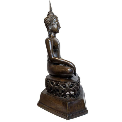 buddha sitzend lotus position klassische form thailand