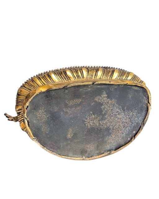 Avalokiteshvara Bronze Himalaya vierarmig auf Lotusbasis