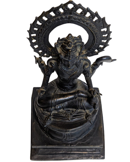 Avalokiteshvara Bronze Tempelbild Tibet