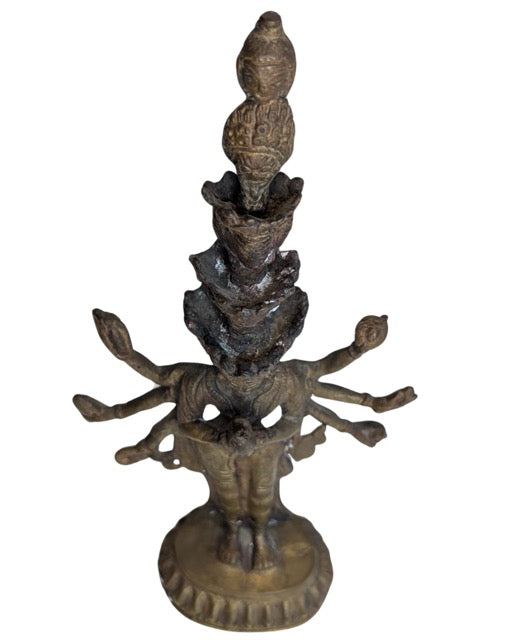 Avalokiteshvara Bronze Tibet 18 bis 19 Jahrhundert