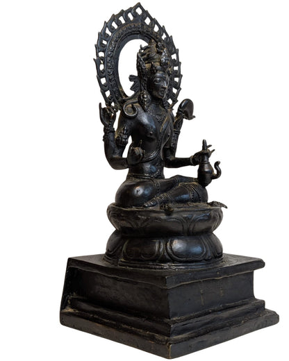 Avalokiteshvara Figur Bronze Tibet Bodhisattva Darstellung