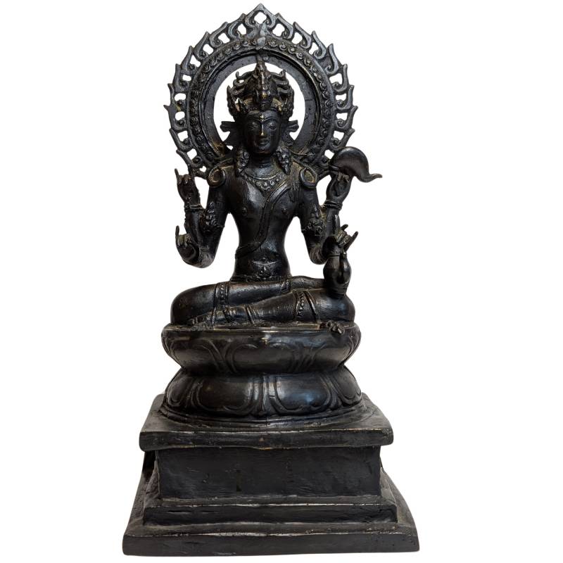 Avalokiteshvara Statue Bronze Tibet Himalaya Bodhisattva