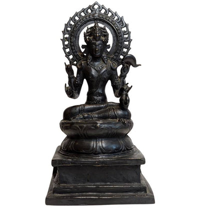 Avalokiteshvara Statue Bronze Tibet Himalaya Bodhisattva