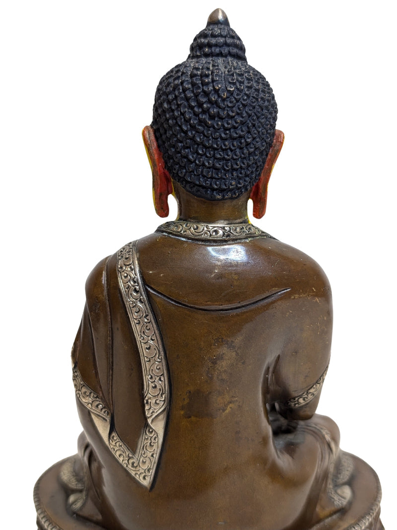 Bhaisajyaguru Buddha Tibet Bronze 18 Jahrhundert