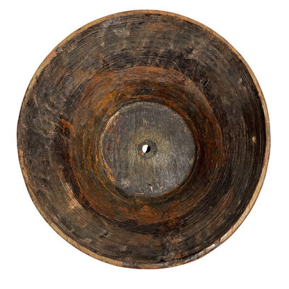 birmesisches lack offervase mit tiefer roter patina

