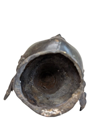 Bodhisattva Kopf Bronze Patina alt