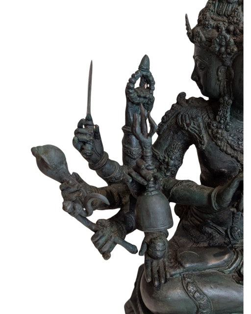 Brahma Bronze Indonesien hinduistische Statue