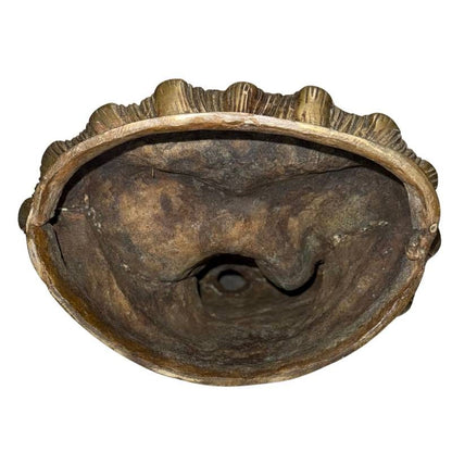Antike Buddha-Statue aus Nepal, schwere Bronze mit 24k Goldresten, Vitarka Mudra, 28,5 cm hoch, 3,8 kg Gewicht, 18.-19. Jahrhundert, Newar-Stil, Lot 429.