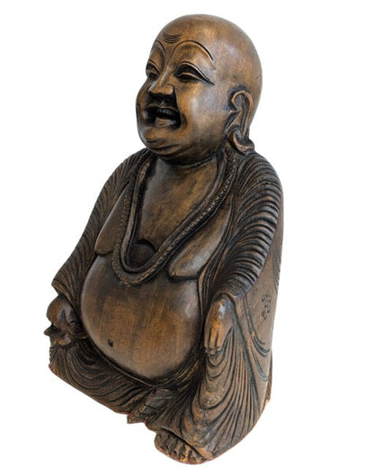 Budai Holz Statue asiatische Tradition