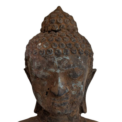 Buddha Bronze Birma Hohlguss handgearbeitet