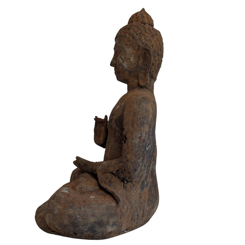 Buddha Bronze Birma Oberfläche Alterung