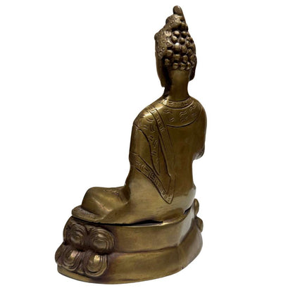 Buddha Bronze Himalaya Kunst China tibetische Einflüsse