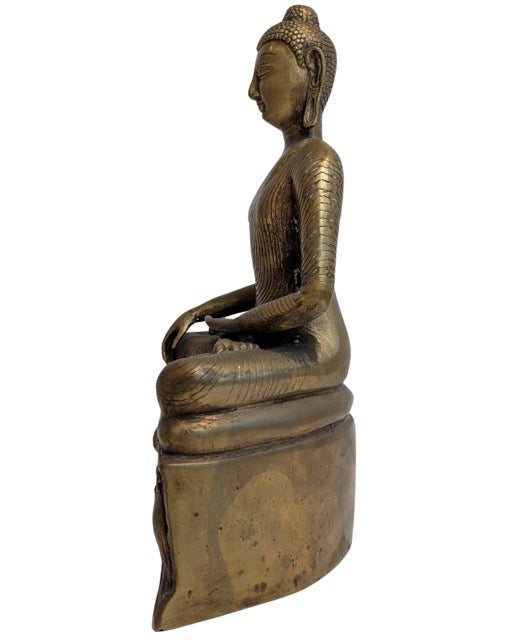 Buddha Bronze Indien Nepal traditionelles antikes Objekt