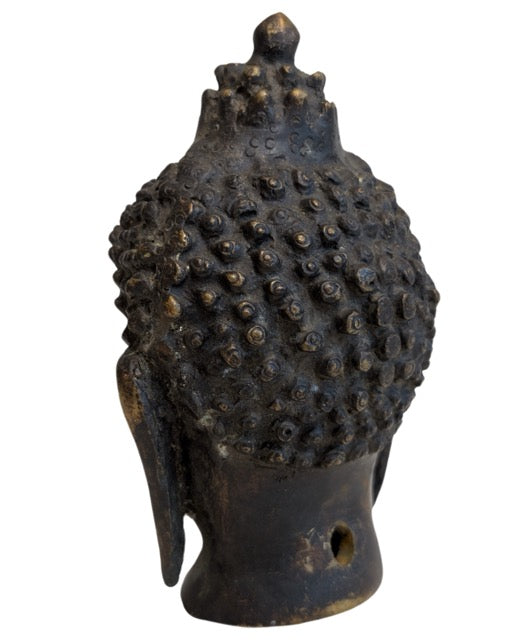 Buddha Bronze Kopf Himalaya Tradition
