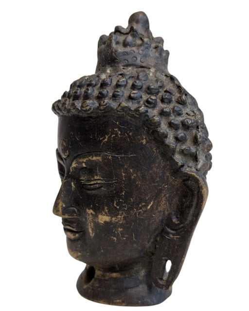 Buddha Bronze Kopf Skulptur