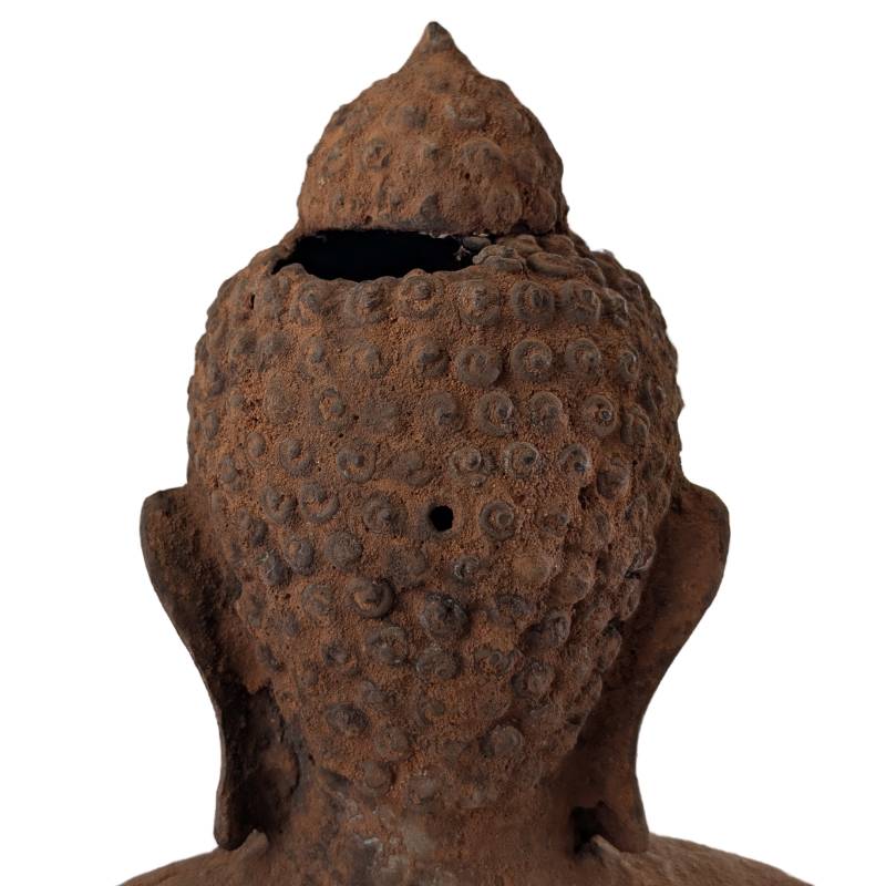 Buddha Bronze Myanmar ruhige Ausstrahlung Figur