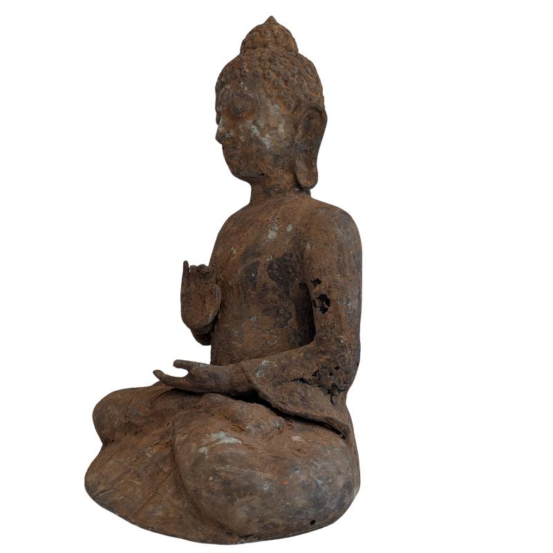 Buddha Bronze Myanmar Abhaya Mudra
