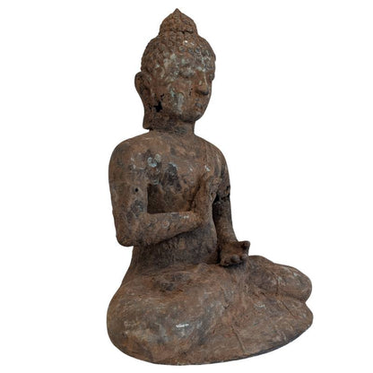 Buddha Bronze Myanmar Patina Korrosion Detail