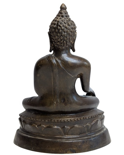 Buddha Bronze Myanmar Thailand antik 19 Jahrhundert