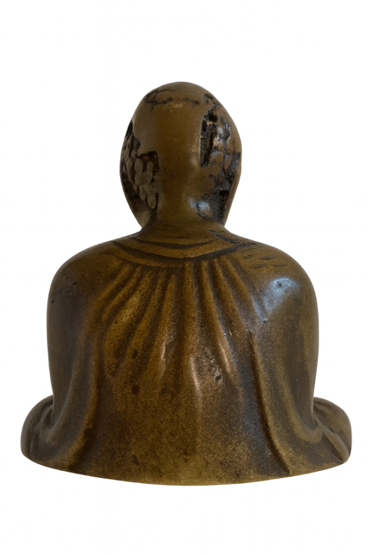 Kleine Buddha Figur Bronze Dhyana Mudra Japan