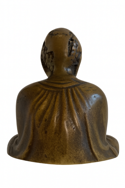Kleine Buddha Figur Bronze Dhyana Mudra Japan