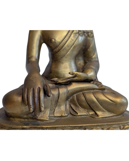 Buddha Figur Ladakh Himalaya Bronze Darstellung