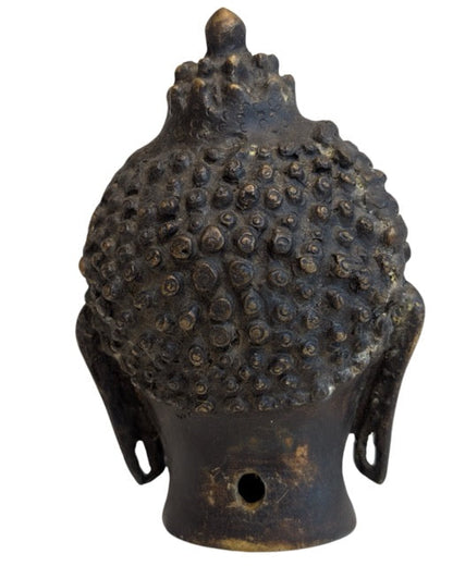 Buddha Kopf Bronze buddhistische Kunst