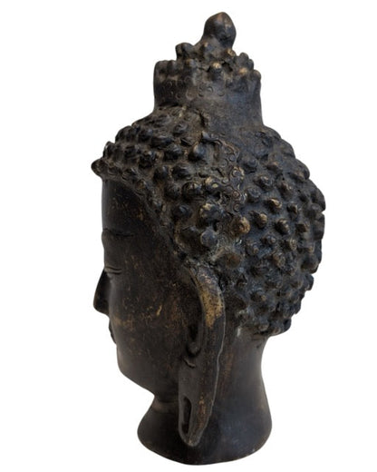 Buddha Kopf Bronze Sammlerstück