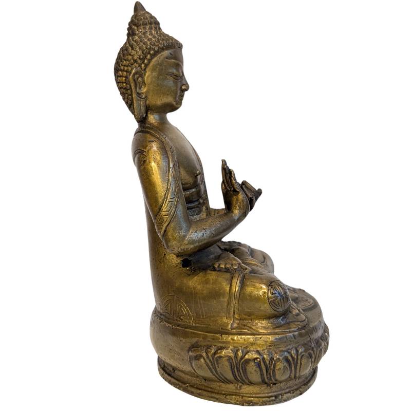 meditativer ausdruck buddhistische ikonografie detail