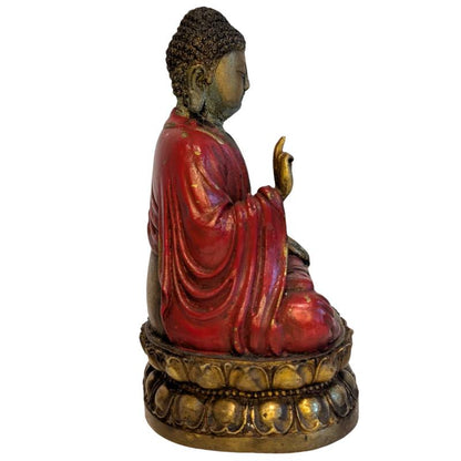 ruhiger gesichtsausdruck buddhistische ikonografie detail