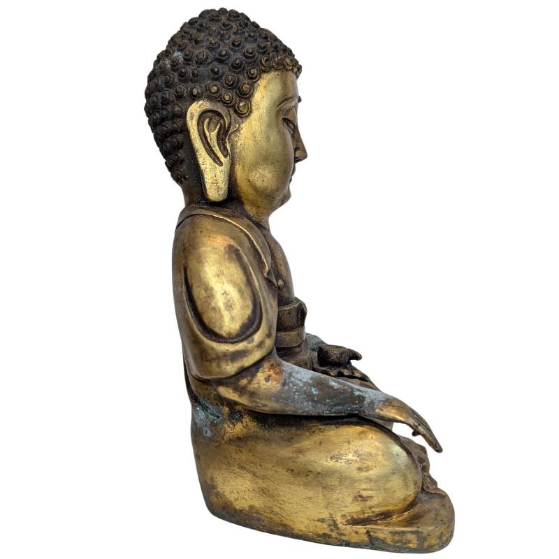ruhiger gesichtsausdruck buddhistische skulptur china stil