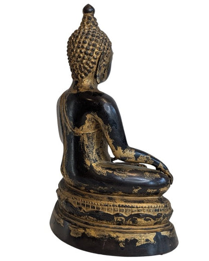 Buddha Myanmar Bronze Lotusbasis Statue