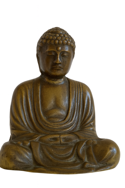 Buddha Skulptur Japan Bronze Dhyana Mudra Sammlerstück
