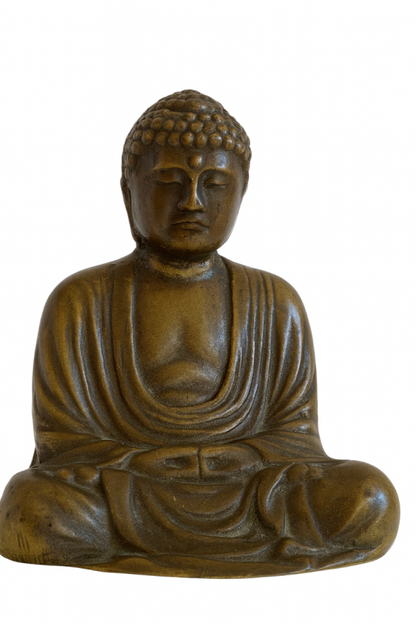 Buddha Skulptur Japan Bronze Dhyana Mudra Sammlerstück