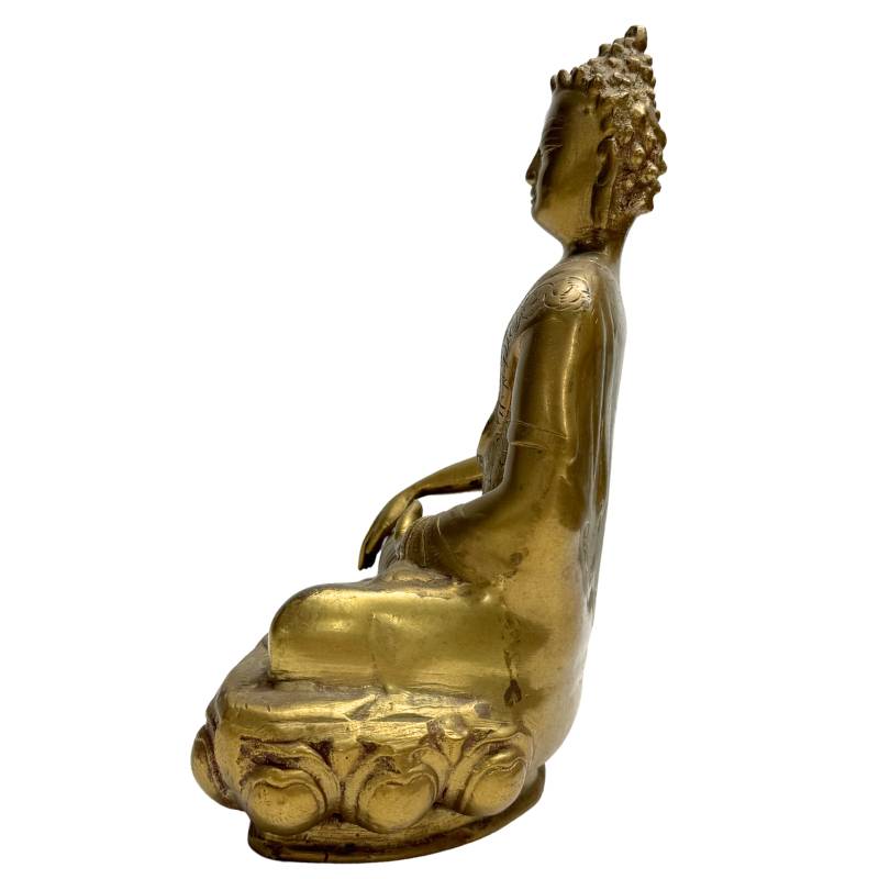 Massive 1,6 kg schwere Buddha-Statue als spirituelles Dekorationsobjekt