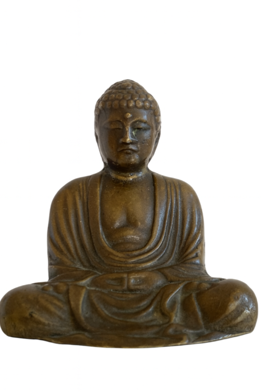 Buddha Statue Japan Bronze Dhyana Mudra Meditation