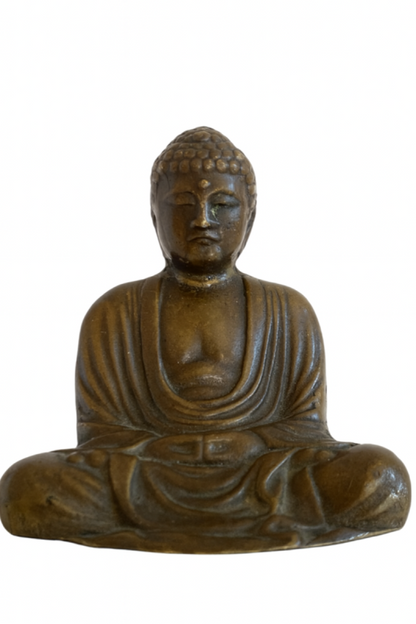 Buddha Statue Japan Bronze Dhyana Mudra Meditation
