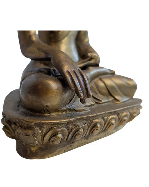 Buddha Statue Ladakh Bronze authentisches Objekt
