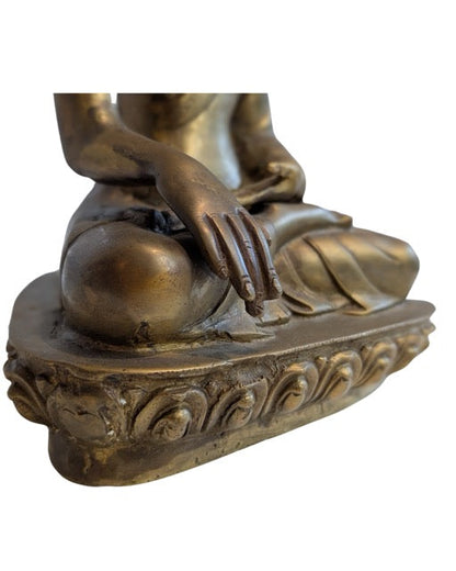 Buddha Statue Ladakh Bronze authentisches Objekt